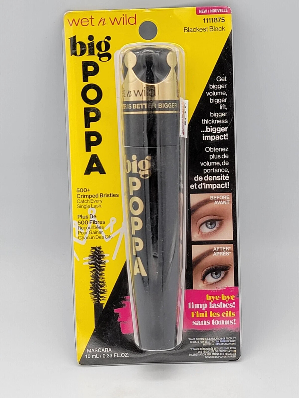 Open Box - Wet n Wild Big Poppa Mascara (darkest dark)